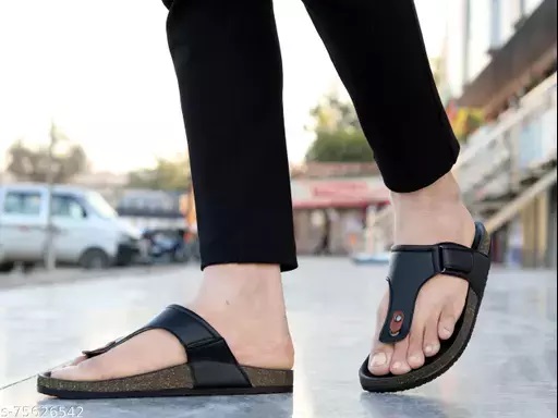 Herre sandaler og hjemmesko