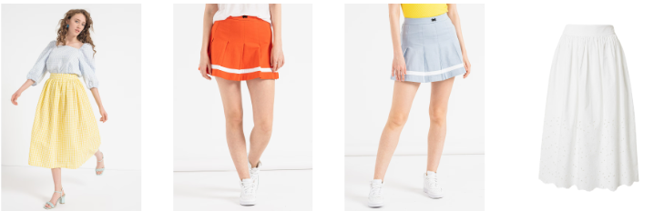 Dame-nederdele United Colors of Benetton: Dame-nederdele United Colors of Benetton: