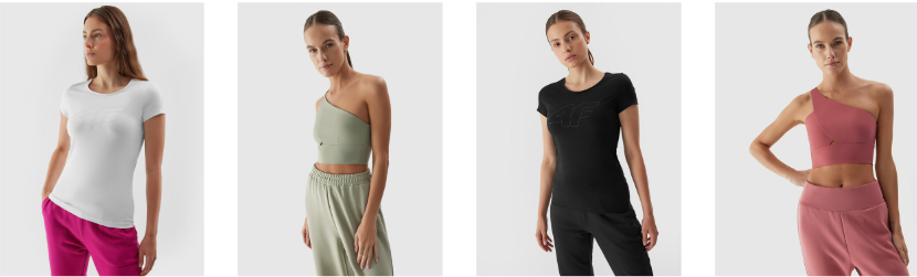 Dame-T-shirts og toppe fra 4F: Dame-T-shirts og toppe fra 4F: