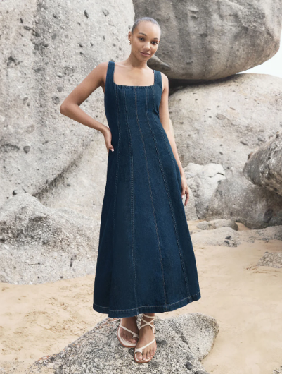 Denimkjoler Modora.dk