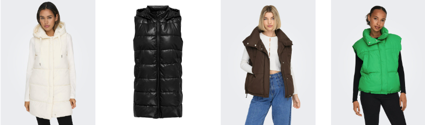 Dameveste eller cardigans Only