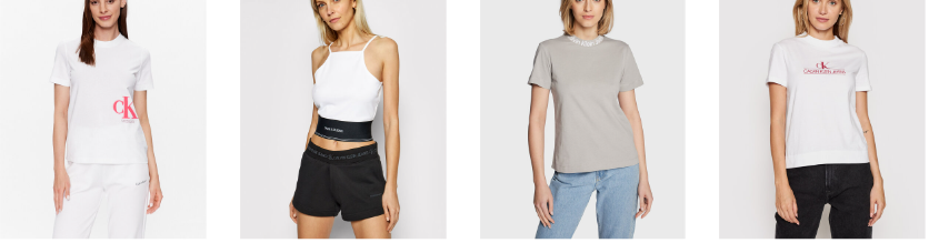 Dame-T-shirts og toppe fra Calvin Klein: Dame-T-shirts og toppe fra Calvin Klein: