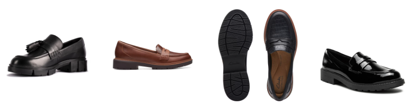 Dame mokkasiner og loafers Clarks: Dame mokkasiner og loafers Clarks: