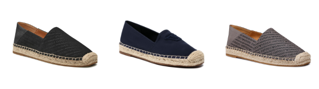 Herre-espadriller Emporio Armani: