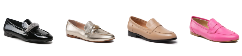 Dame mokkasiner og loafers Eva Longoria: Dame mokkasiner og loafers Eva Longoria: