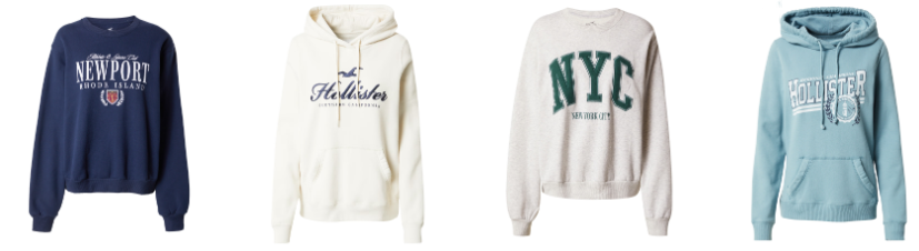 Damesweatshirts Hollister