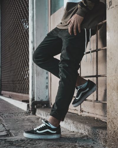 Hvide herresneakers 1