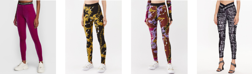 Dame leggings Versace Couture